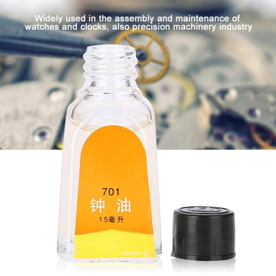 15Ml 701 Horloge Olie Voor Zakhorloge Alle Horloges Smerende Klok Smeerolie Cleaning Horloge Tool Accessoires Voor Horlogemaker
