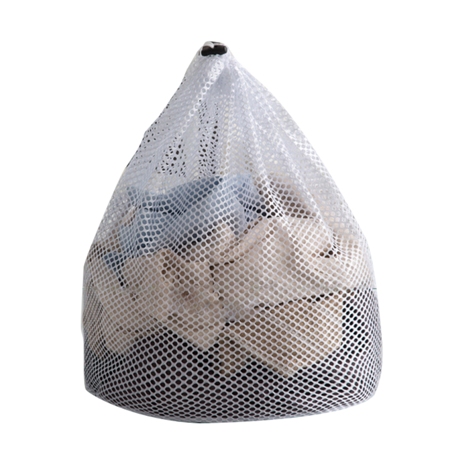 Large Mesh Laundry Bag with Drawstring Durable Nylon Washing Bag for Storage Garments Lingerie 3 Sizes 2 Mesh корзина для белья: Fine mesh / M