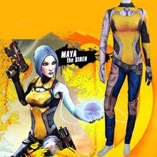 Borderlands 3 Maya la sirena juego de rol disfraz Zentai mono de una pieza traje ajustado monos para Halloween niñas adultos niños