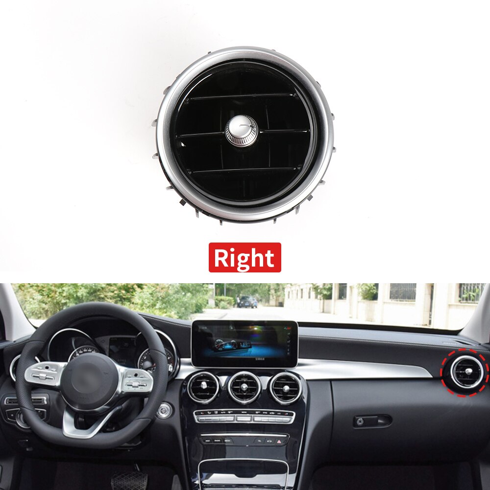 Car Dashboard Central Air Conditioner AC Vent Grille Complete Assembly For Mercedes Benz W205 W253 C GLC Class 2058300201: Right
