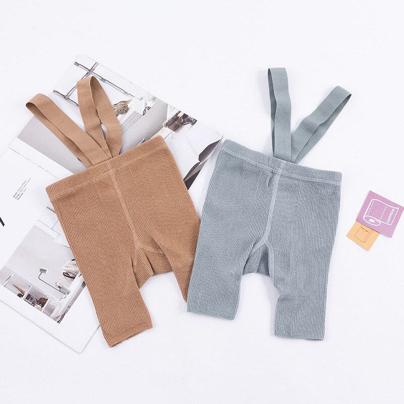 Calça collants de malha macia para crianças, top curto de meia-calça para meninos e meninas, verão