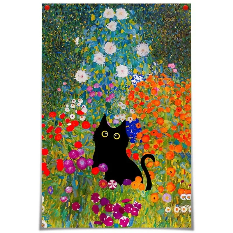 retro Katze Kaffee Metallschild Jahrgang Küchenschilder Wanddekoration Weil Mord ist falsch Lustige Schilder Bar Dekorationen Kunst Poster