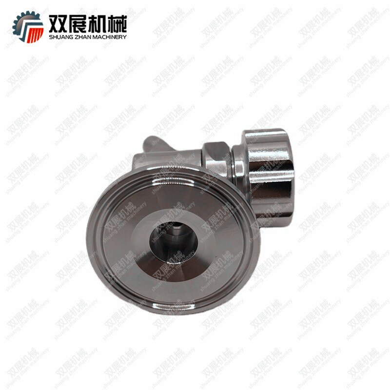 Sanitary 1.5" Tri Clover Clamp Lever Style Sample Valve with Cooling Coil