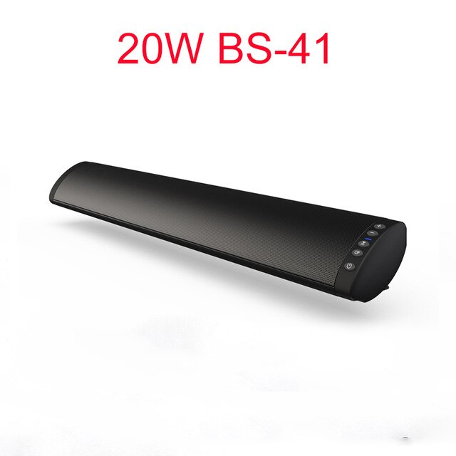 20W Bluetooth 5.0 TV Soundbar Wireless Speaker Stereo Home Theater Hifi Column Surround USB Sound System Wall Mounted Sound Bar: Default Title
