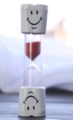 Kinderen Kids Tandenborstel Timer Zandloper Zand Klok Ei Timer 3 Minuten Timer Voor Thee/Cafe: red