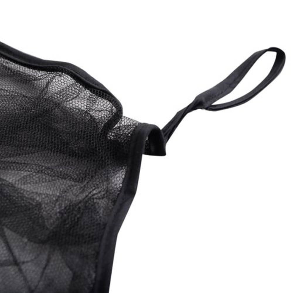 Svart fire dører prinsesse myggnett dobbeltseng gardiner sovende gardin seng kalesjenett full queen king size nett merke