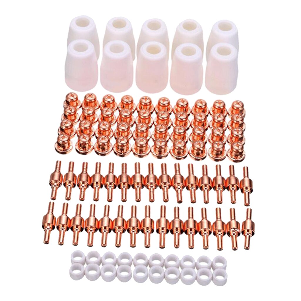 100Pcs Air Plasma Cutter Consumables Extend Fit Soldering iron Soldering Station for PT-31 LG-40 Torch CUT-40 50