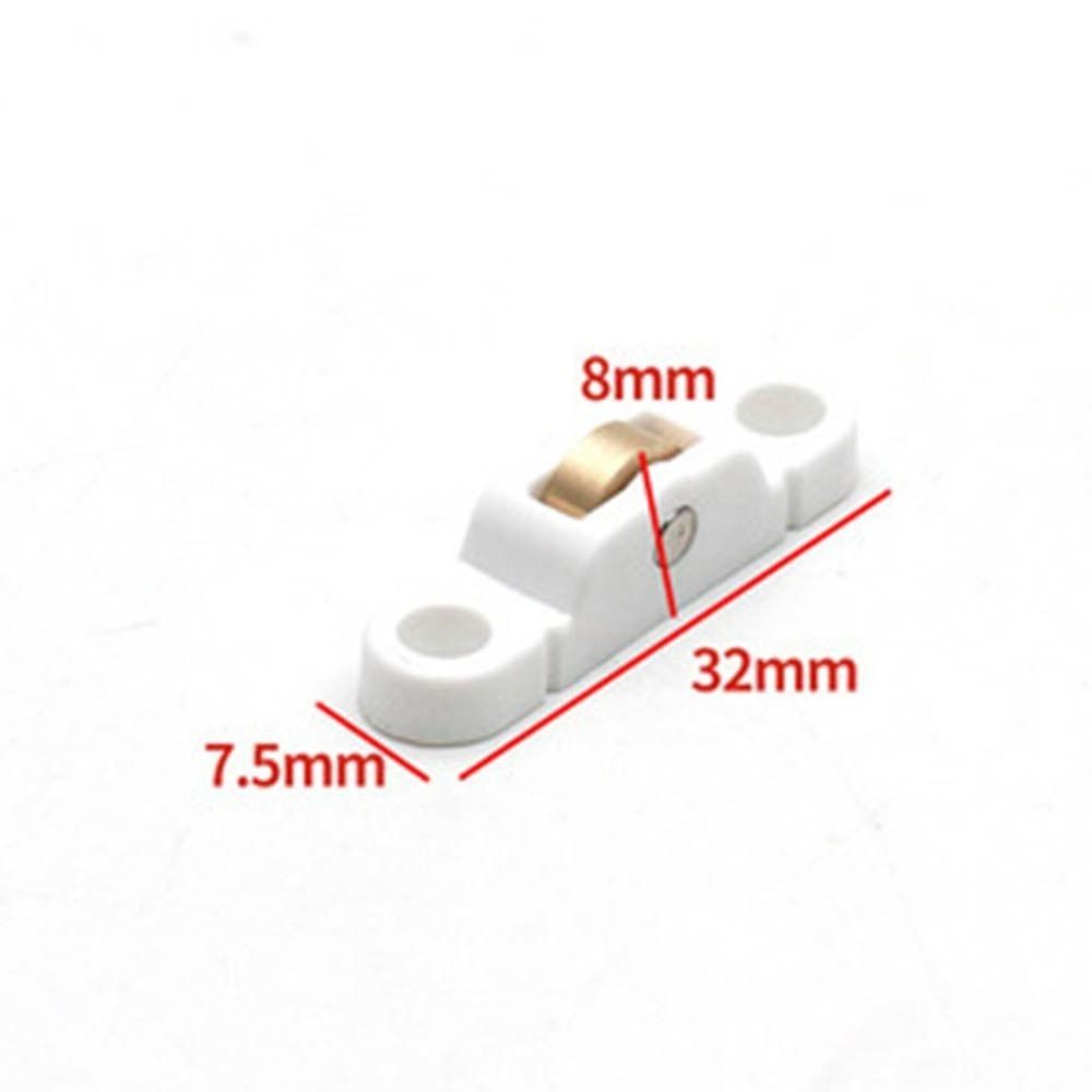 1pc Fensters cheibe Edelstahl Fenster rollen Tür rolle Schiebetür Riemens ch eiben Rad Glastür Fenster Möbel Hardware: Black