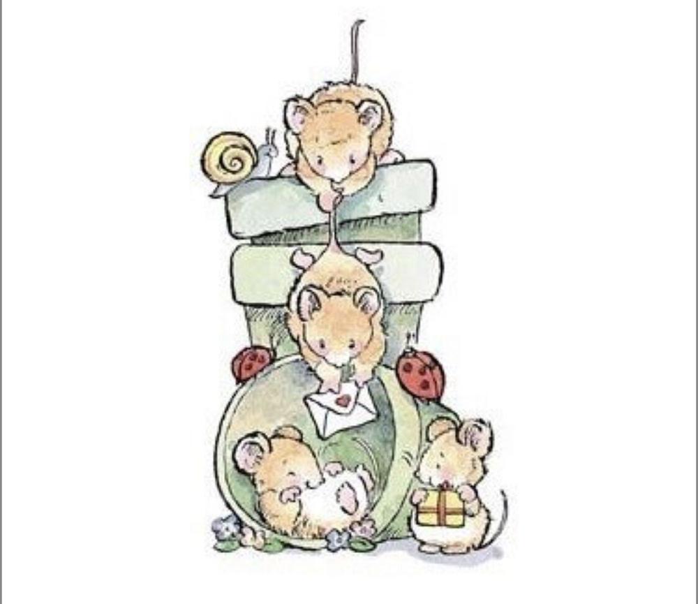 10x8 mouse Transparent Clear Silicone Stamp Seal for DIY scrapbooking photo album Decorative clear stamp