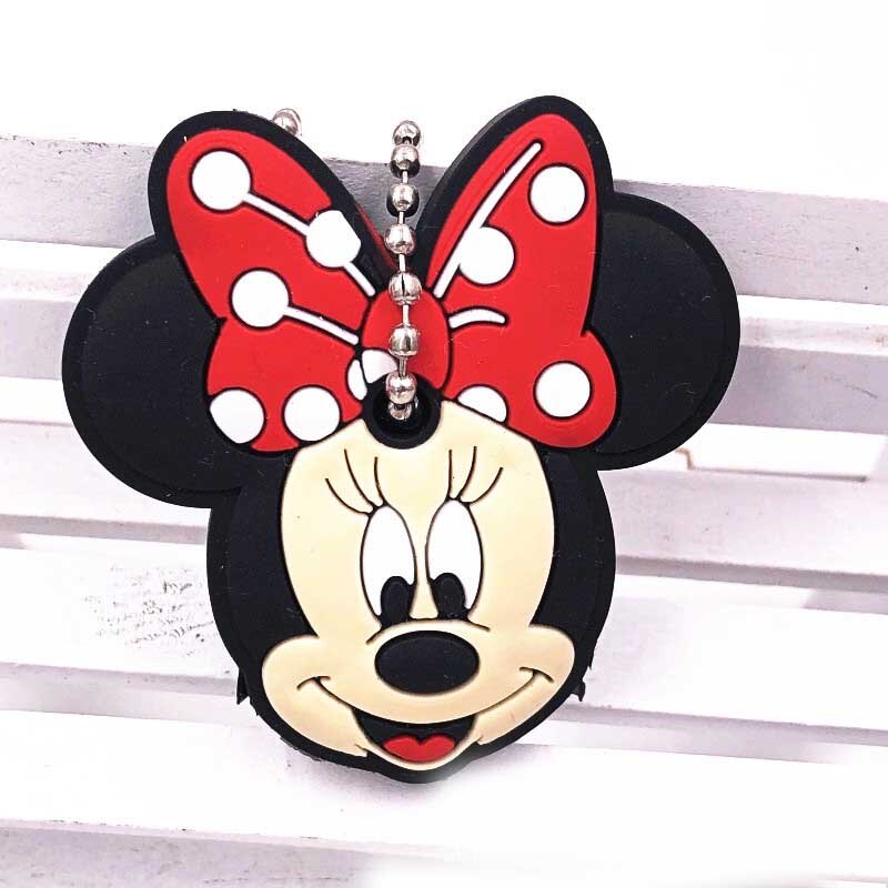 Leuke Cartoon Siliconen Beschermende Key Case Cover Voor Sleutel Controle Stofkap Houder Animatie Cijfers Key Hanger Sleutelhouder: 7