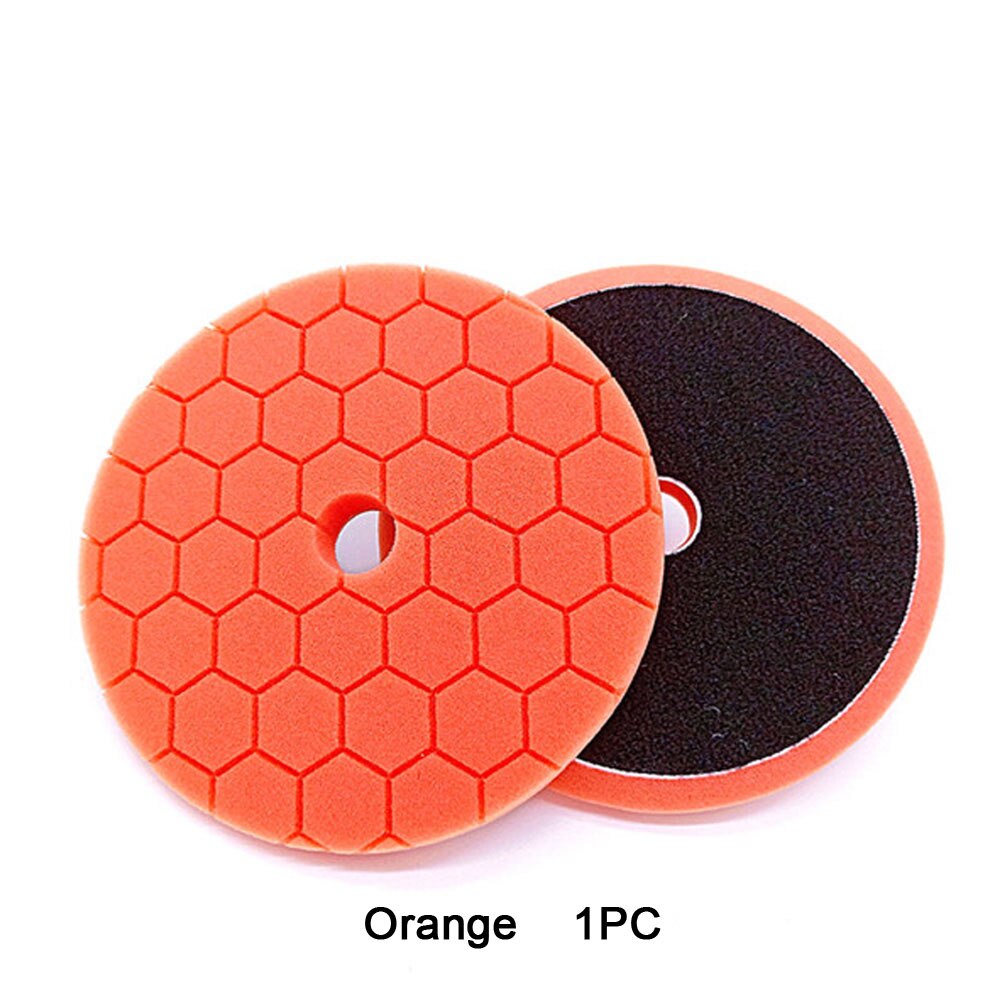 Buffing Pads 6inch Spons Foam Polijsten Pad voor DA Polijstmachine Groene Zware cutting pad: Orange 1PC