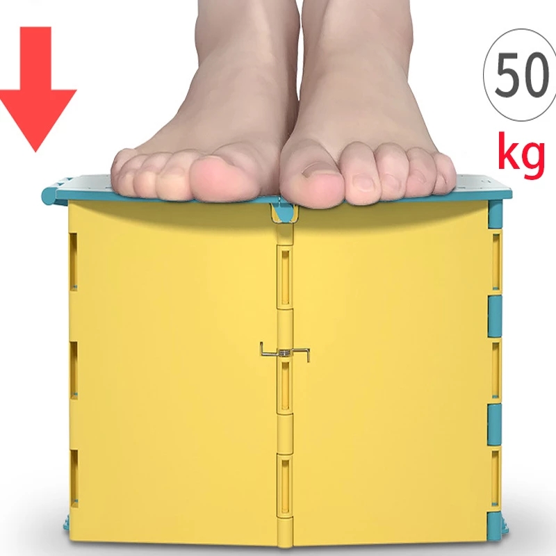 Draagbare Wc Vouwen Commode Toiletbril Porta Potje Auto Toilet Wasbare Stevige Compact Toilet Voor Camping Camping Apparatuur