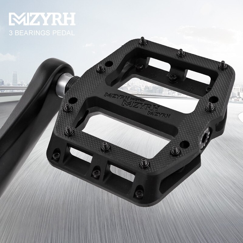 Bicycle Pedals 3 Bearings Ultralight Anti-slip BMX Road MTB Bike Pedal Wide Waterproof Bicycle Accessories