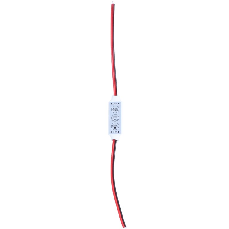 Led dimmer 12a 12v-24v för led strips monokrom kontroller: Default Title