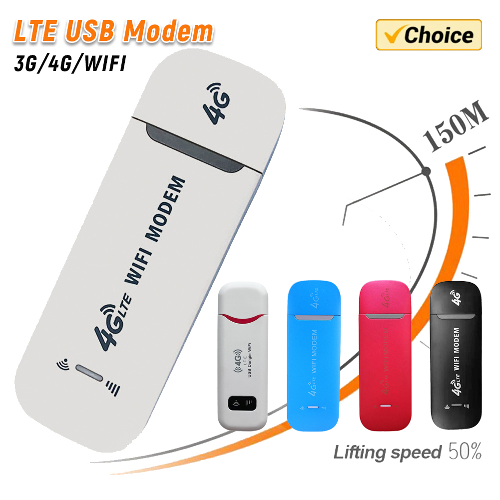 4g lte trådløs usb-dongle mobilt bredbånd 150 mbps modemstik 4g sim-kort trådløs router hjemmekontor trådløs wifi-adapter