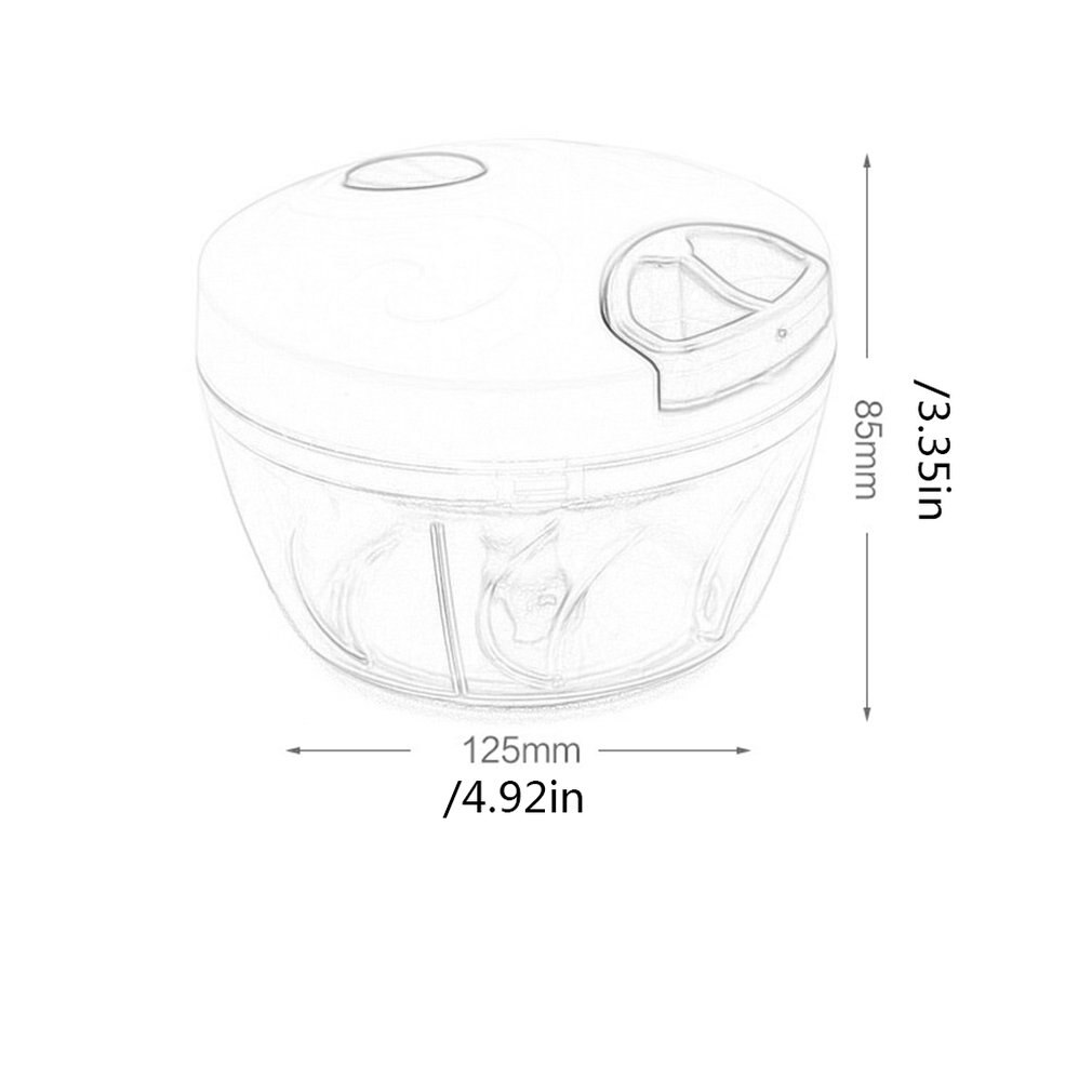 Broyeur de légumes multifonction pour la cuisine, matériau abs et ps, opération simple