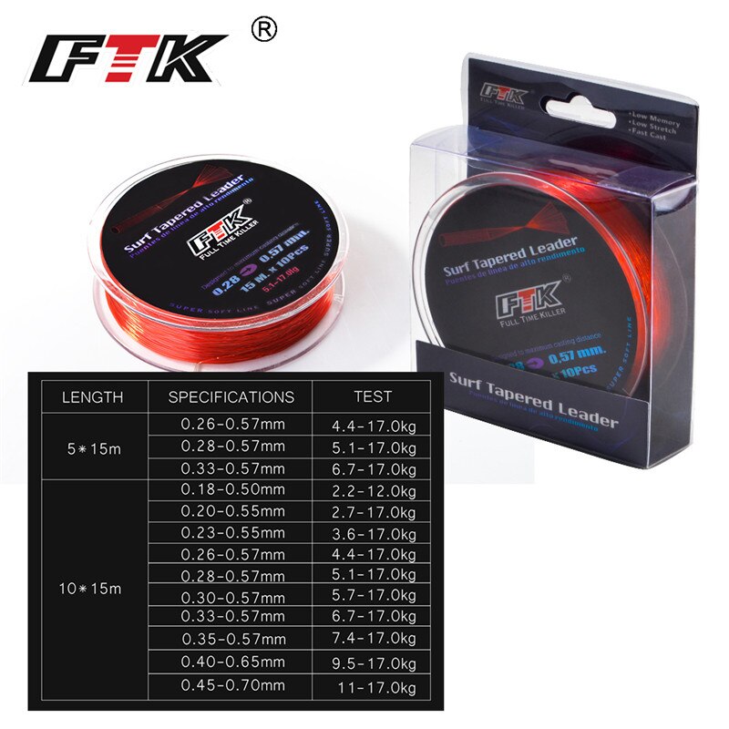 Ftk 110M Focal Surf Vislijn Mainline Sinking Super Sterke Op Karper Zeewater Zoetwaterp