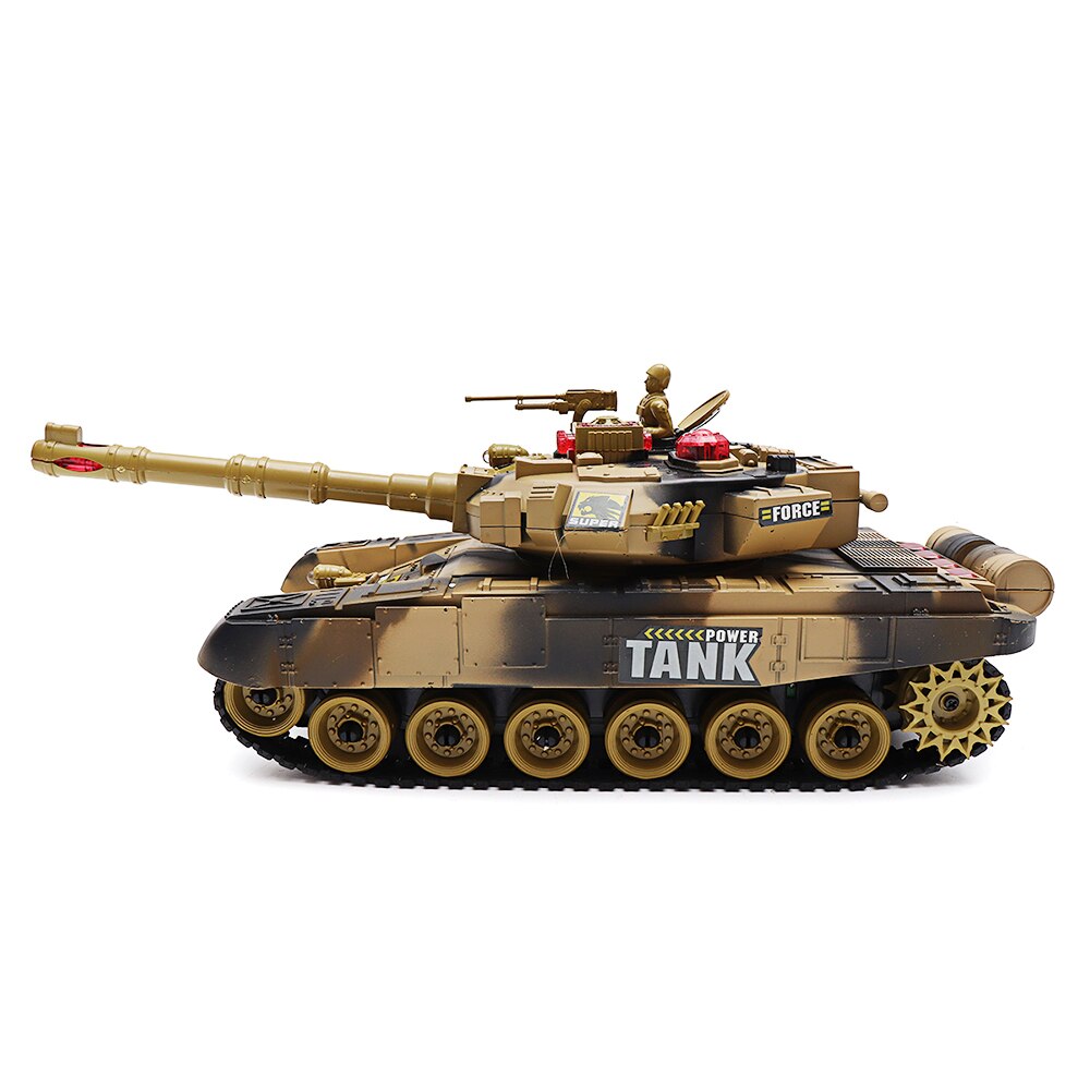 2.4G 10CH RC Tank With Light Sound Remote Control Toys