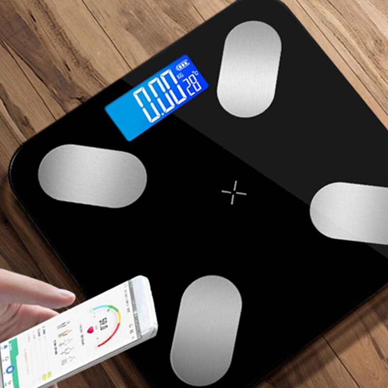 Badkamer Weegschalen Digitale Lichaam Weegschaal Bluetooth Elektronische Outdoor Mini Smart Wegen Samenstelling Analyzer