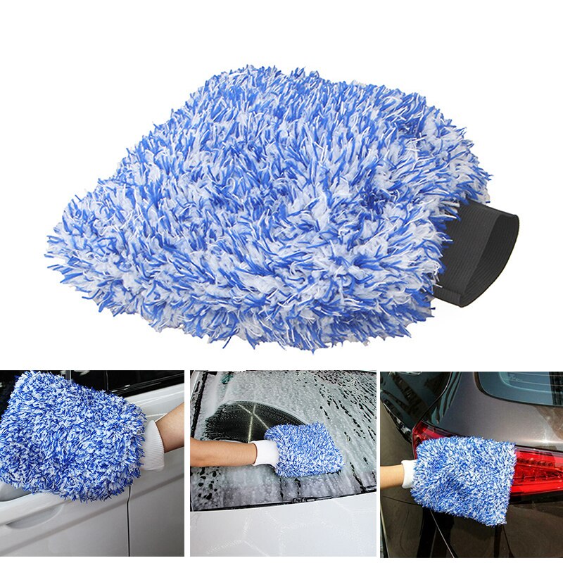Microfiber Washandje Ultra Zachte Auto Spons Premium Wassen Handschoen TD326