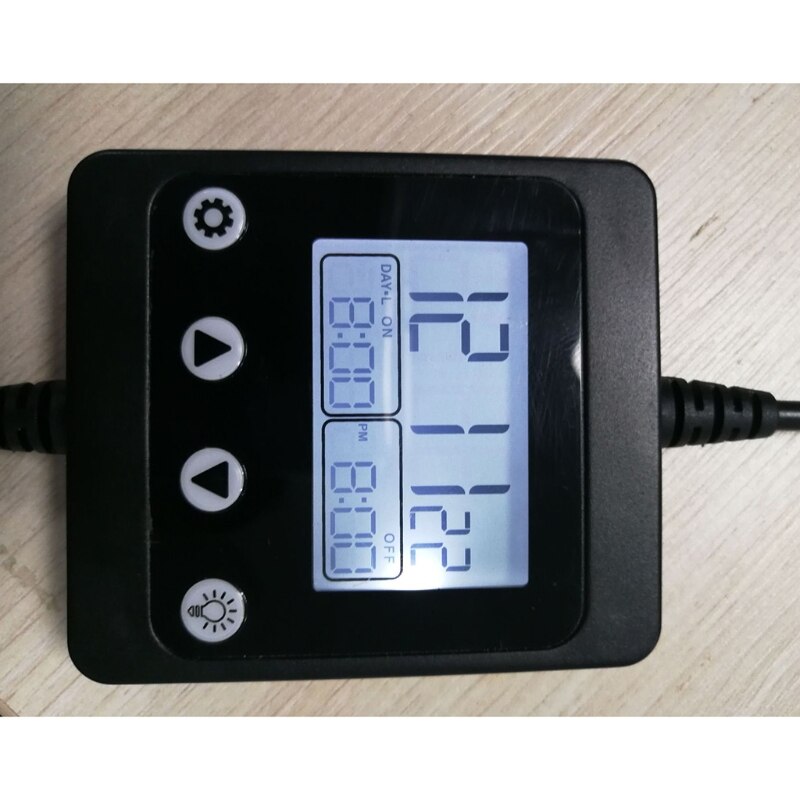 Timer Digitale Dimmer Per Luce Acquario Haokaini - Controllo Alba/Tramonto, 8 Programmazioni, LCD