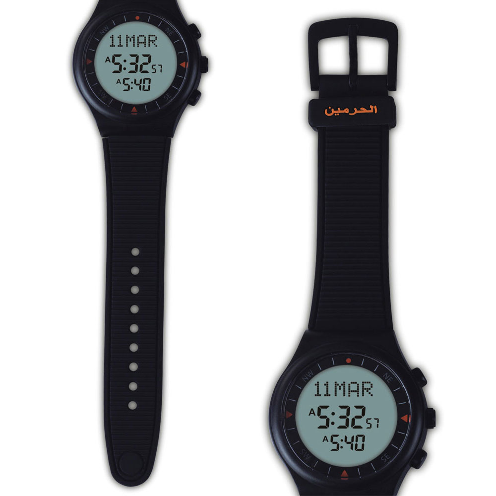 Al-marameen musulman montre-bracelet 6506 couleur noire islamique Azan montre 100% nouvelle origine 1 pièces paquet