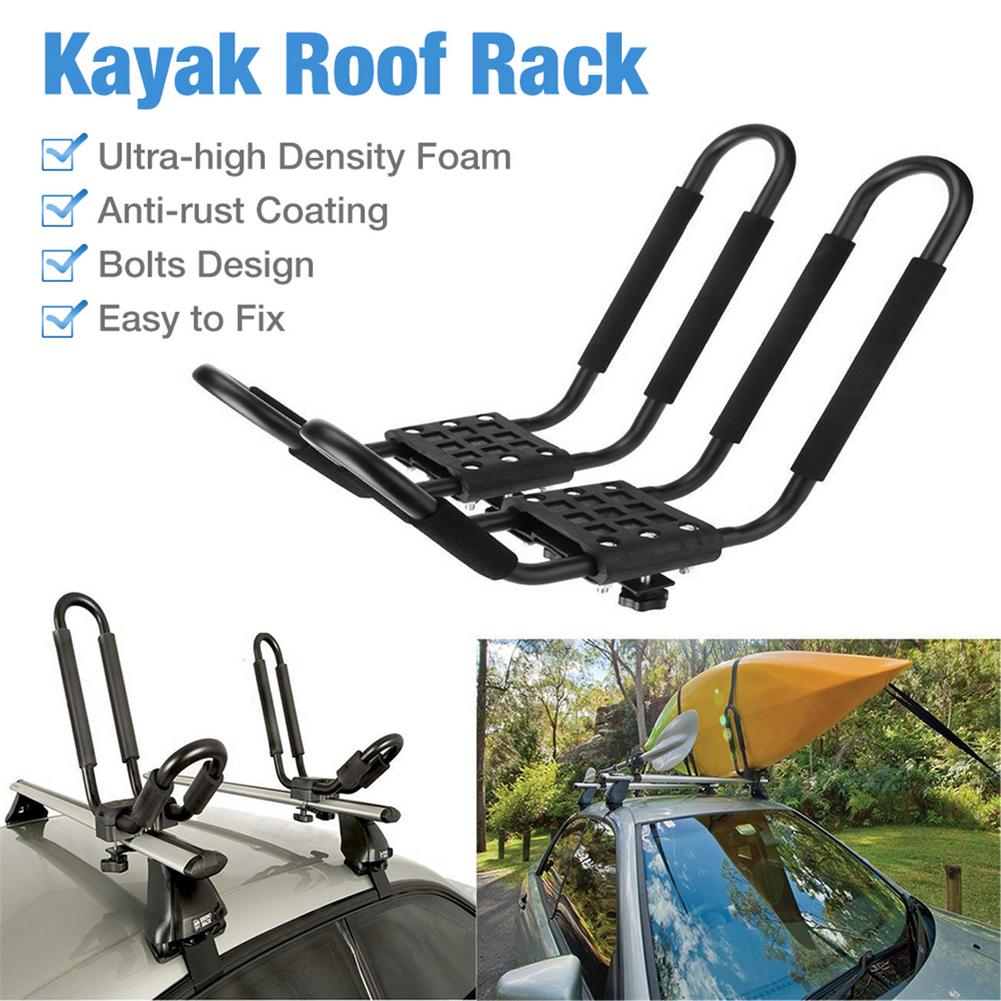 2PCS Kayak Roof Rack Quick Release Universal Rooftop Rack Carrier For Kayak Canoe Paddle Boat Surf Ski Universal Roof Rack