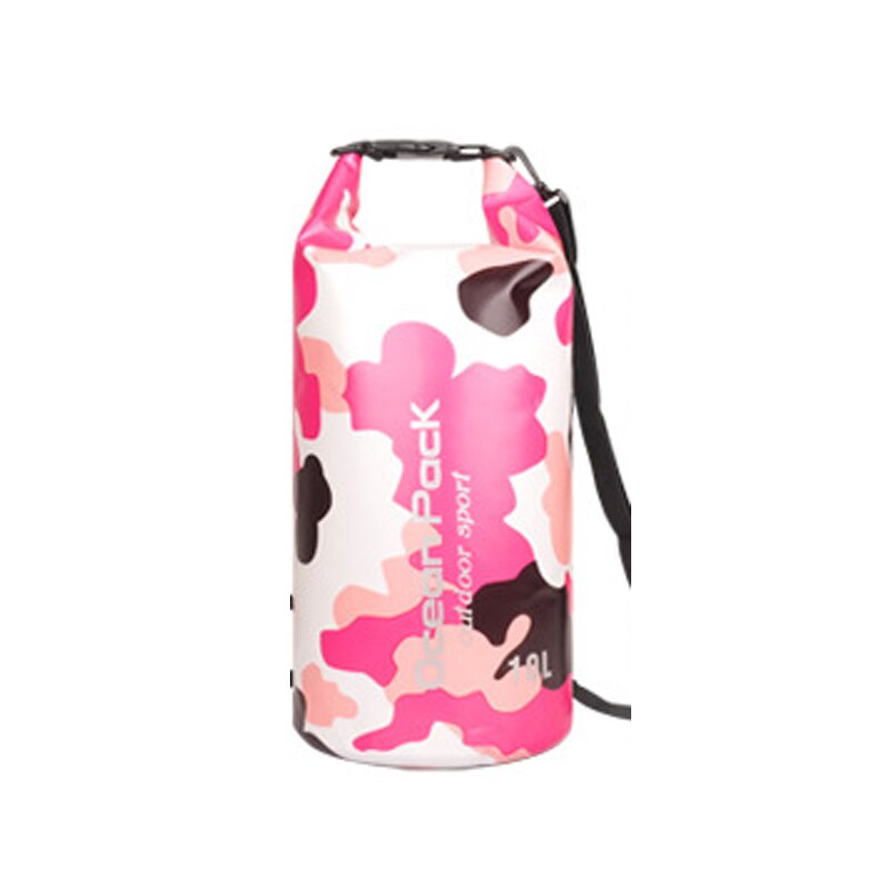 Sac à dos étanche pour Kayak, canoë, Rafting, sports de plein air, stockage sec, 5L/10L/15L/20L/30l: 10L Pink