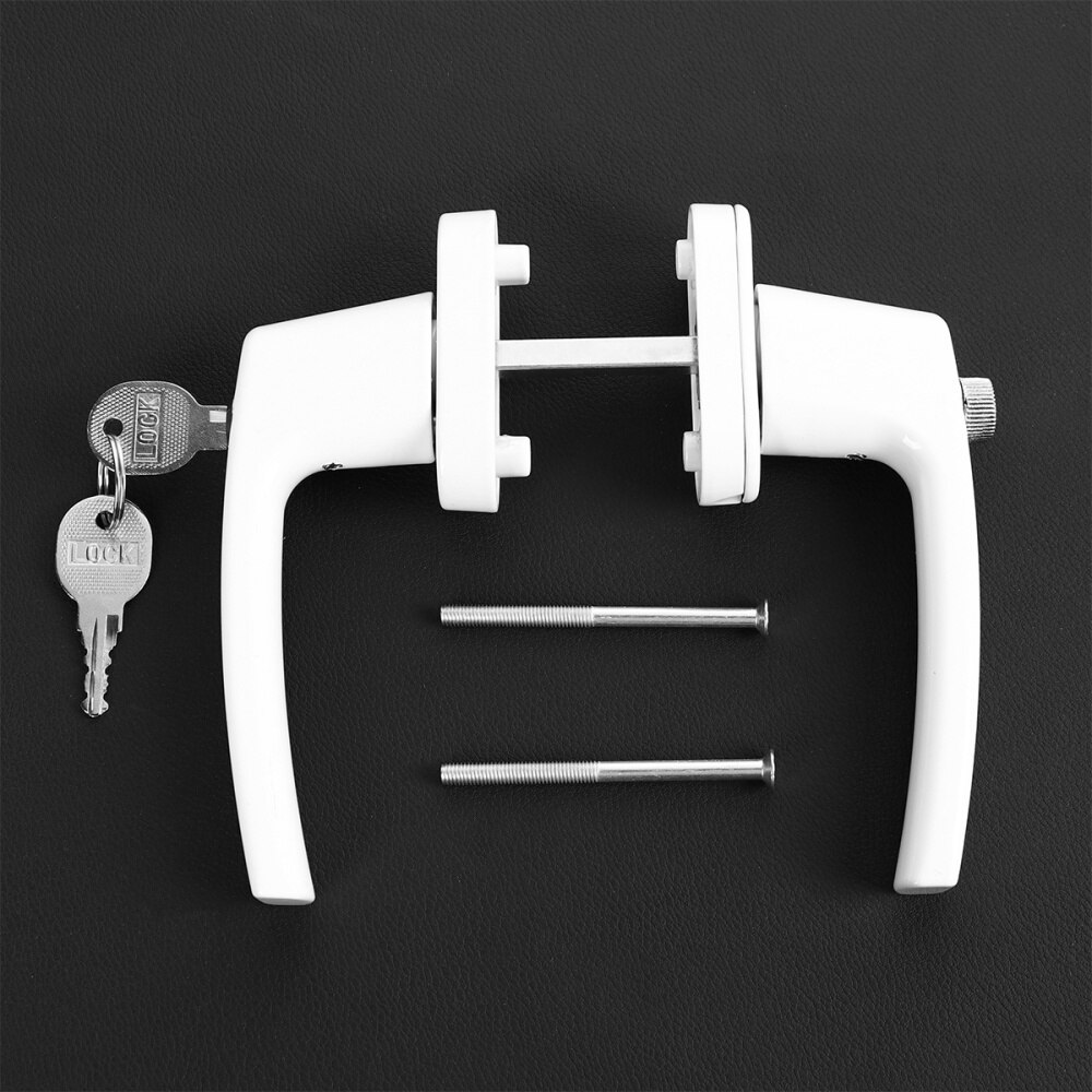 Two-end Lever Lock Thickened Crank Handle with Keys for Door Window