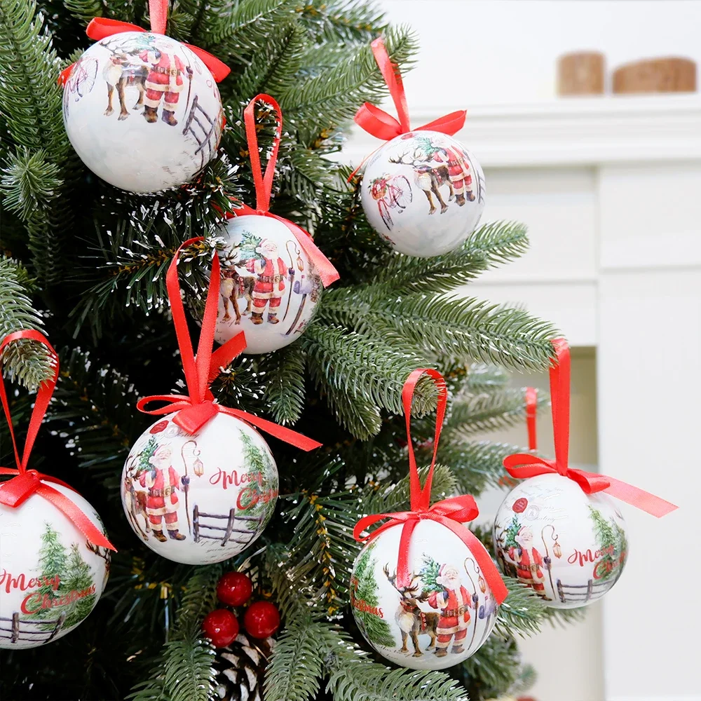 Christmas Balls Christmas Pendants Tree Ornaments Multicolor Balls Home Party Decorations Set Navidad Christmas Decoration Balls