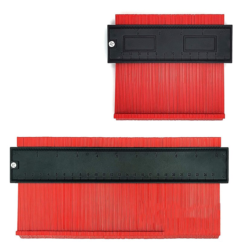2 Pack Contour Gauge Shape Duplicator - 5 Inch and 10 Inch Widen - 2 Set Outline Shaping Tool for Irregular Profile: Default Title