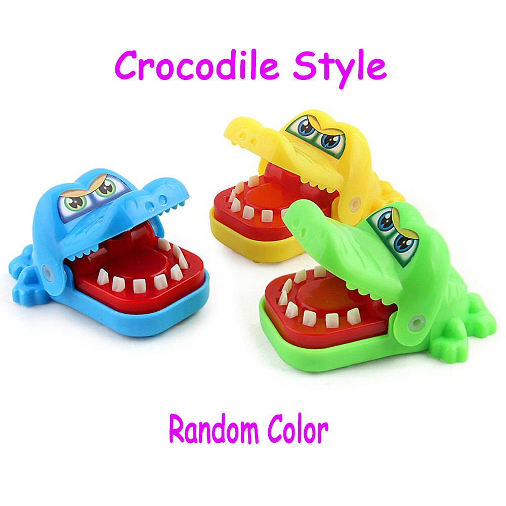 Baby Speelgoed Krokodil Grappen Mouth Tandarts Bite Finger Game Joke Grappige Krokodil Stress Relief Speelgoed Halloween Kinderen Speelgoed Antistress: Crocodile Style