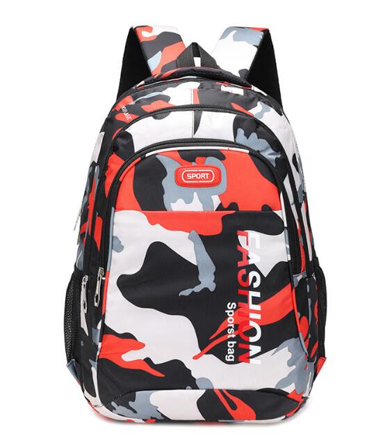 Chuwanglin Tarnung Rucksäcke Männer Für Teenager Jungen Schule tasche freundlicher Taschen Polyester Rucksack Männlichen reisetasche D80502: 2