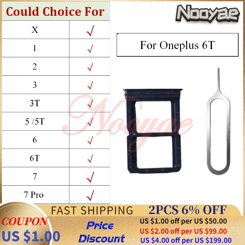 Novaphobat Nokia6.1 recambio de bandeja para tarjeta Sim para Nokia 5,1 6,1 6 6 7 8 Plus ranura para tarjeta Sim Adaptador ranura lector pista