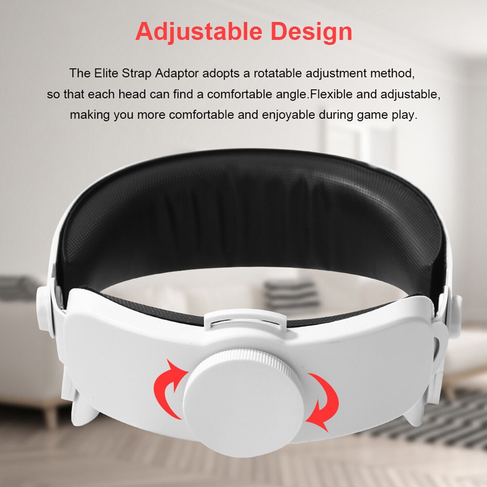 For Oculus Quest 2 VR Headset Head Strap Adjustable Headband VR Headset Accessories Halo Strap