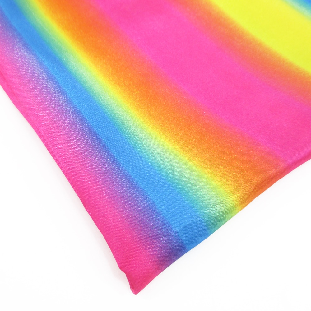 David accessoires 50*145 cm gekleurde regenboog satijn voor Tissue Kids Bedding home textiel voor Naaien Tilda Pop, 56573