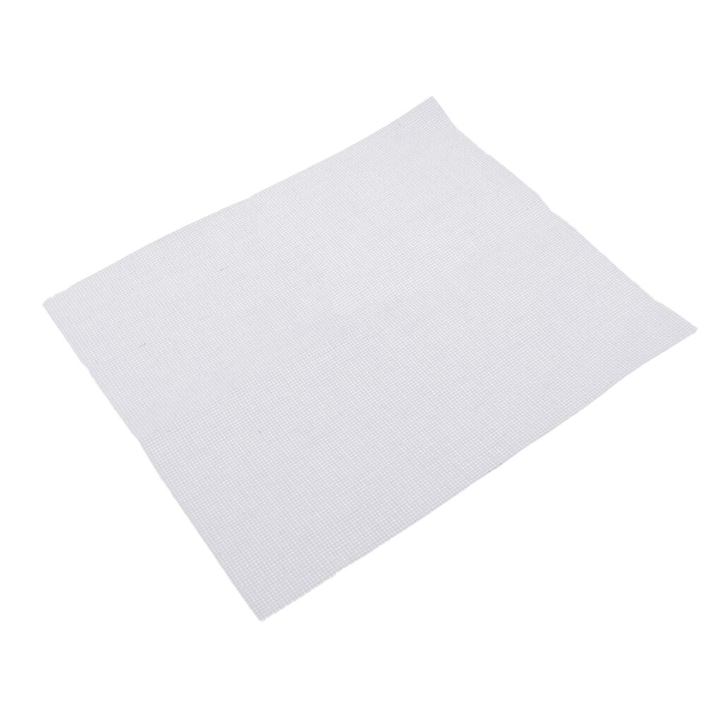 30x25cm White 14 Count Cross Stitch Cloth Aida Fabric Hand Embroidery Cloth