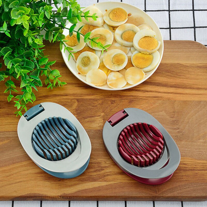 Multifunction Egg Slicers Section Cutter Divider Plastic Egg Splitter Cut Egg Device Kitchen Egg Tools