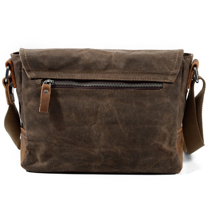 ABDB-Crossbody Heren Schoudertas Waterdichte Canvas Tas Mannen Casual Messenger Bag