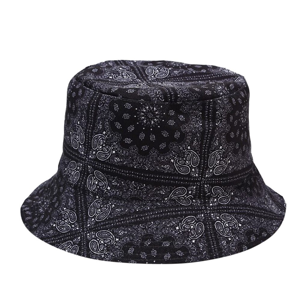 Unisex Foldable Bucket Hat Beach Sun Hat Fisherman Hat Unisex Men Women Floral Sun Hat Outing Two-sided Bucket Caps #z: O