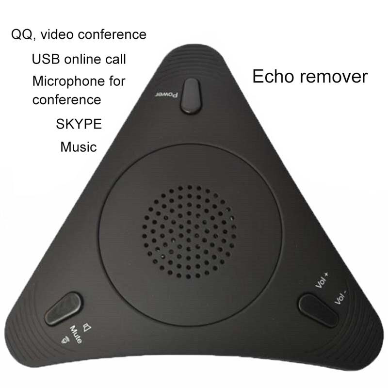 HFES Usb Desktop Computer Conference Omnidirectional Condenser Microphone Mic Speaker Speakerphone For Business Video Meeting
