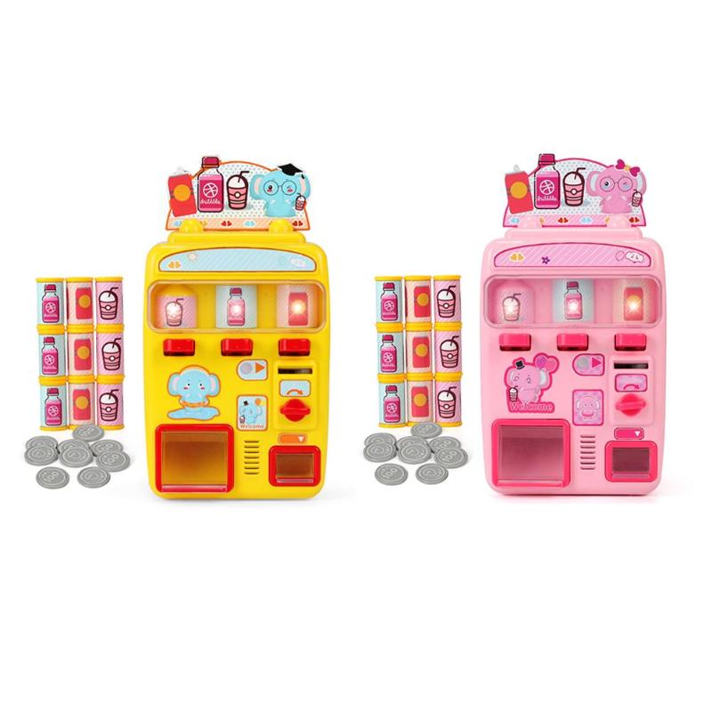 Children Toy Vending Machine Simulation Shopping House Set Groceries Toys