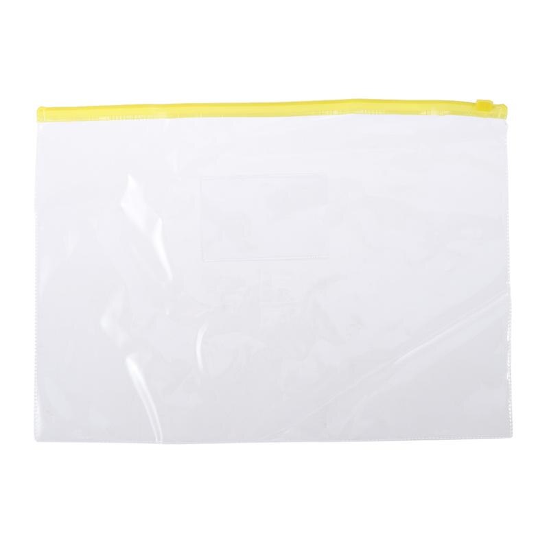 40Pcs Premium A5 File Pockets Documents Organizer File Bags Pouch PVC Plastic Zipper for Home Office