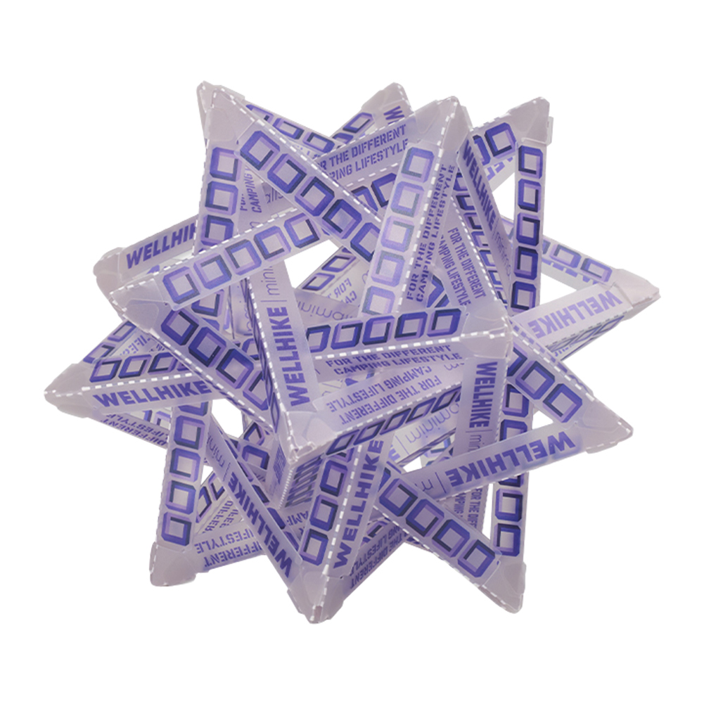 DIY Outdoor Ster Camping Licht Schaduw Waterdichte Sfeer Lamp Cover Slijtvaste Decoratieve Lantaarn Lampenkap (Geen lampen)