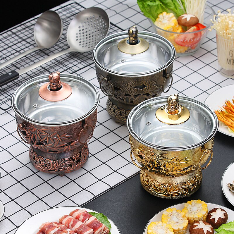 hotpot pot pot food warmer set cast iron pot cooking pot ceramic pot cooking cauldron cast iron boiling pot cookware set