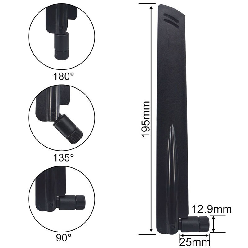 15 Dbi 433Mhz antenne 433 MHz antenne GSM SMA mâle RP SMA connecteur mâle