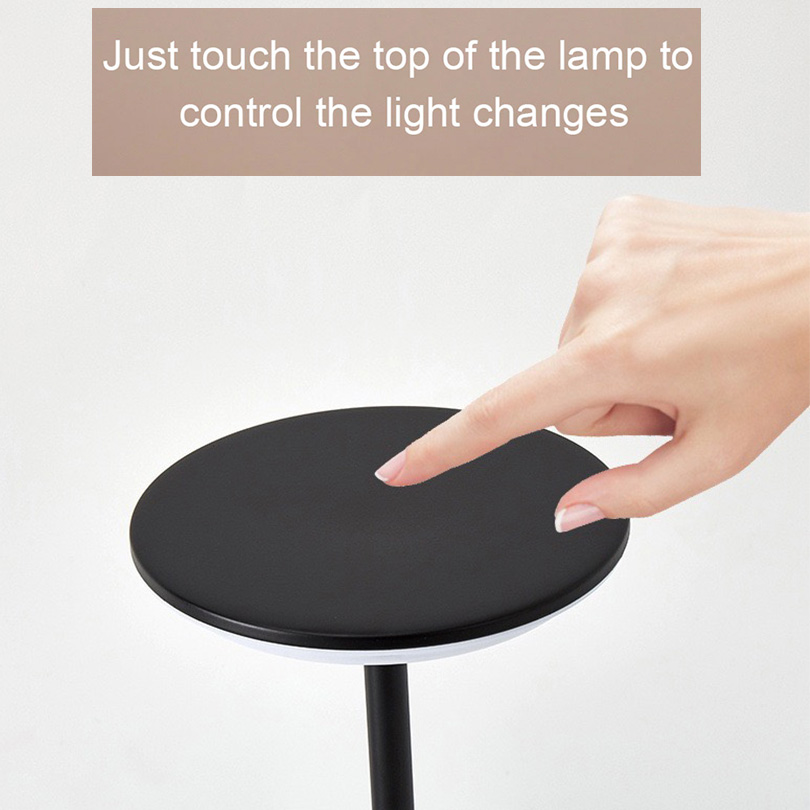 LED Table Lamp rechargeable lamp Wireless Reading lamps bedside desk lamp Touch Sensor lamps for bedroom Table Room decoration