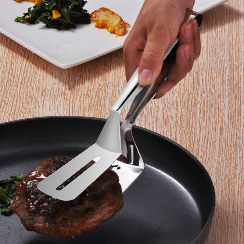 Multifunctional Kitchen Household Food Clip Stainless Steel Steak Clip Bread Clip Pancake Clip Barbecue Clip