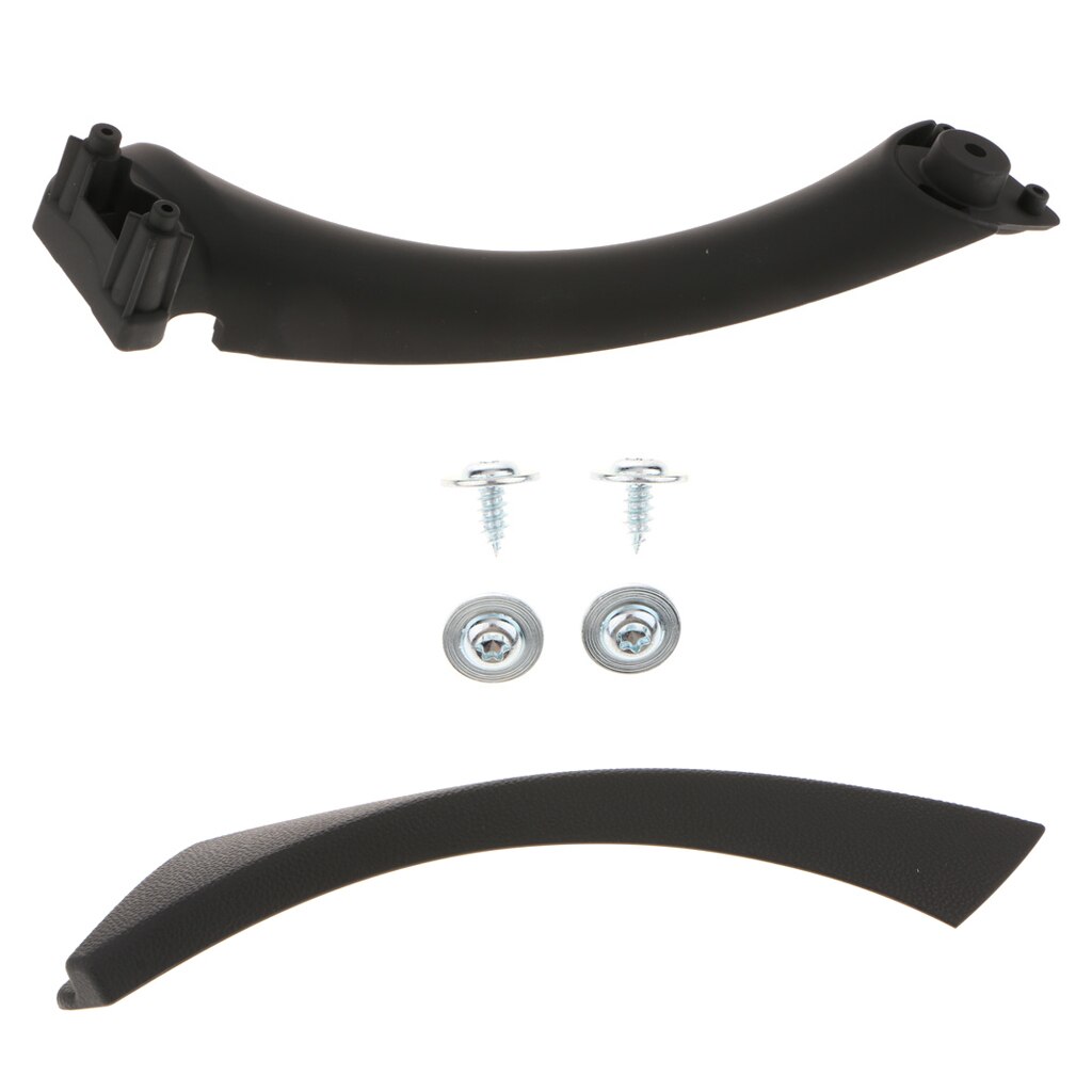 Deurgreep buitenste bekleding & rechter voor/achter binnendeur armsteunbeugel passagierszijde voor bmw 3 serie  e90/e91 ( zwart)