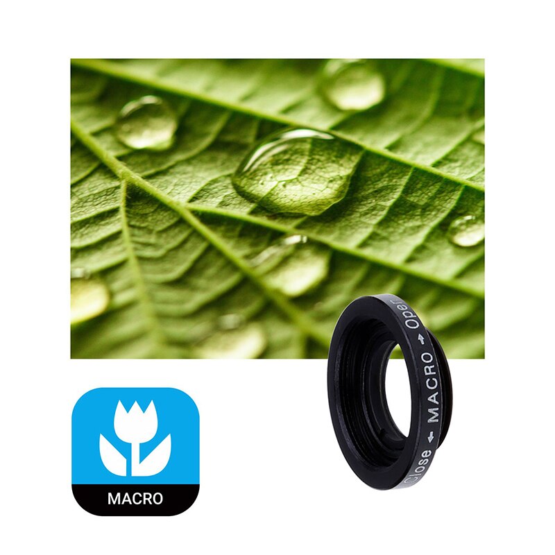 Universele 3 in 1 macro fisheye lens camera mobiele telefoon lenzen fisheye lenzen voor iphone smartphone accessoire
